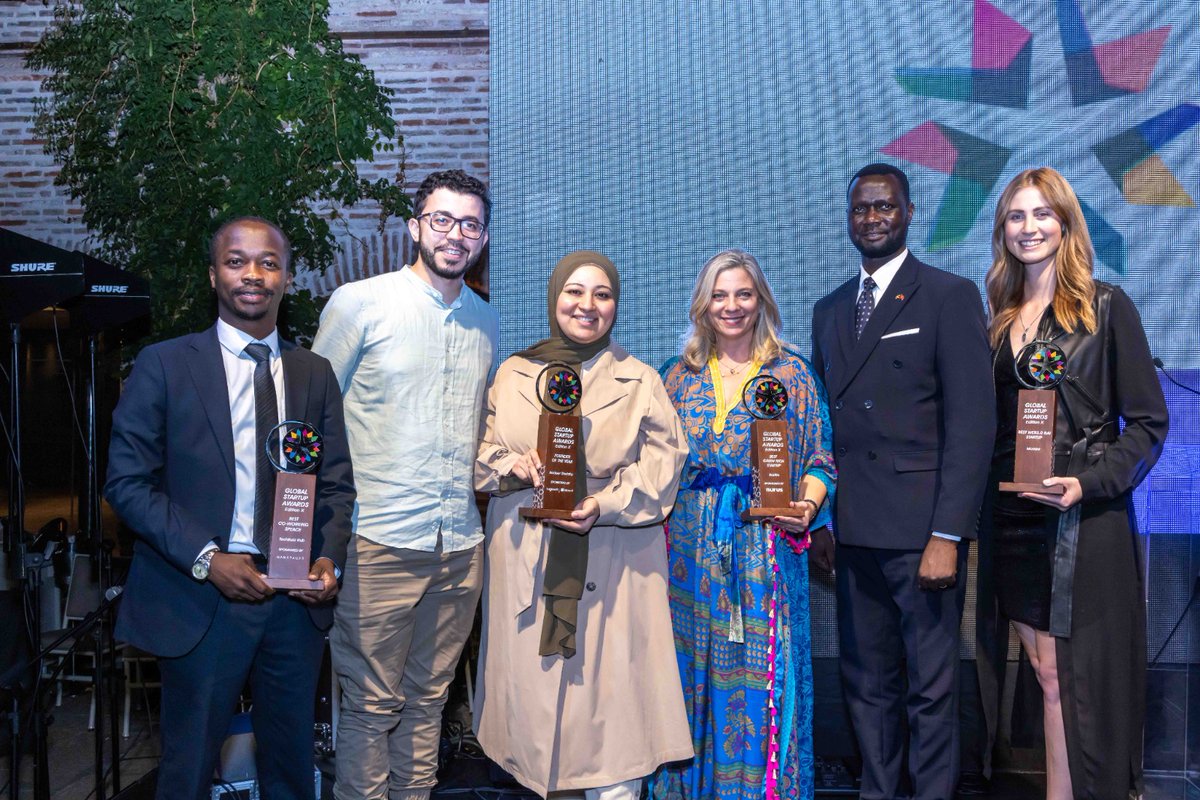 AfricanGSAwards's tweet image. African innovation takes center stage as four African finalists win Global Titles at the Global Startup Awards Grand Finale in Turkey! 🌍 Congratulations to; MoMint (South Africa) - BasiGo (Kenya) - TechBuzz Hub (Uganda) & Founder of the Year: Freeziana, Hadeer Shalaby (Egypt)