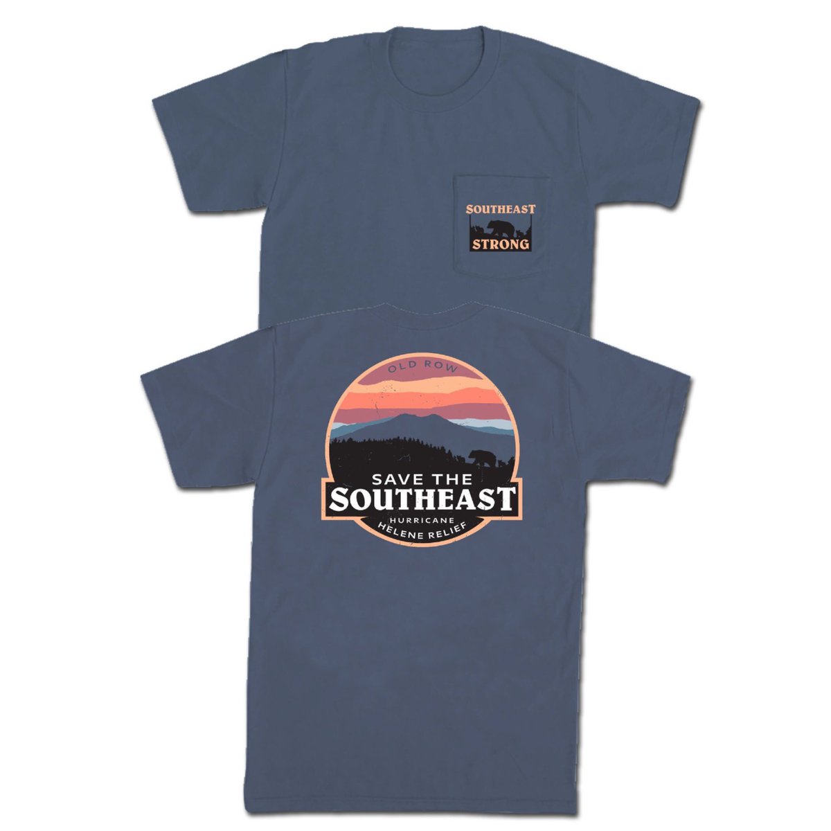 .<a href="/OldRowOfficial/">Old Row</a> made these shirts to help raise money for the hurricane relief efforts in NC, TN, GA and FL.

All proceeds will go to <a href="/SamaritansPurse/">Samaritan's Purse</a>, a local charity deploying emergency supplies to those who have lost everything

Donate now —> shop.oldrow.net/products/save-…