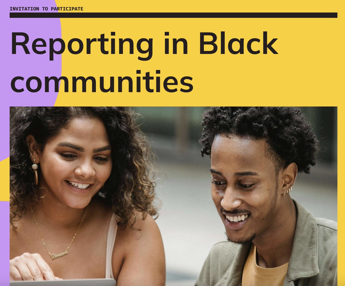 Congrats <a href="/Nanaaba/">Nana aba Duncan</a>  and <a href="/eternitymartis/">Eternity Martis</a> for today’s launch of reportingblack.com, the web platform for a project to create Canada’s first guide for journalists reporting on Black communities, an initiative of @jschool_cu's Mary Ann Shadd Cary Centre for Journalism &amp; Belonging