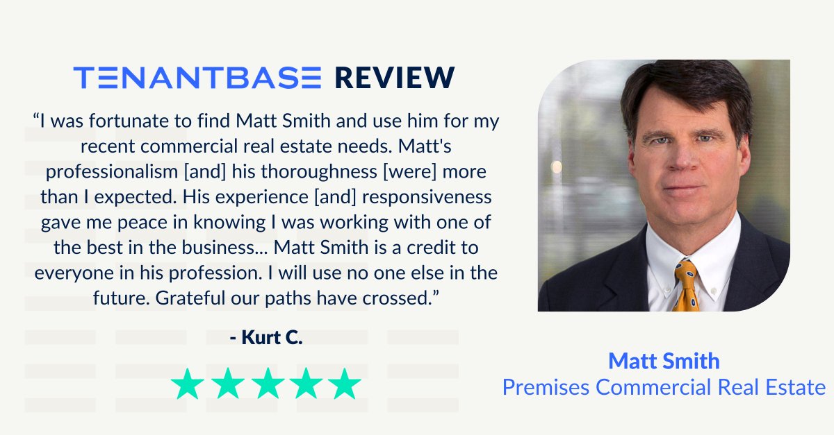 Hats off to Matt Smith of Premises Commercial Real Estate in #Denver! His professionalism and thoroughness ensure peace of mind, proving him to be one of the best in the business. Thanks for your dedication, Matt!