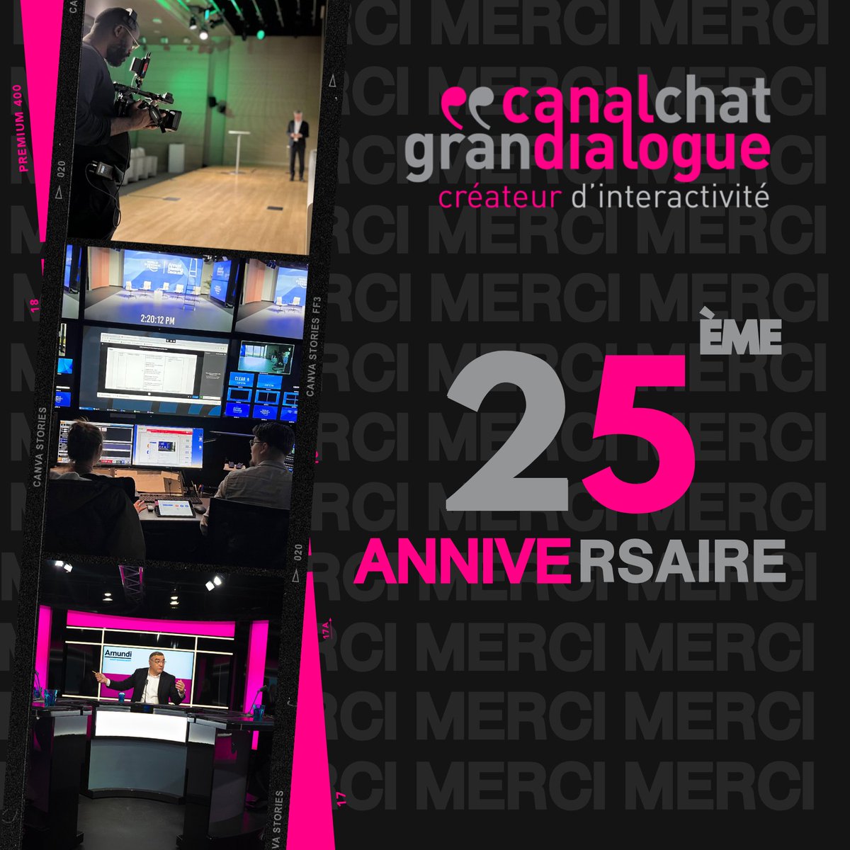 Le 1er octobre 1999, il y a 25 ans jour pour jour, Canalchat réalisait son tout premier événement en direct avec comme invité l'ex-footballeur international français Luis Fernandez. 🎂🎈🙏