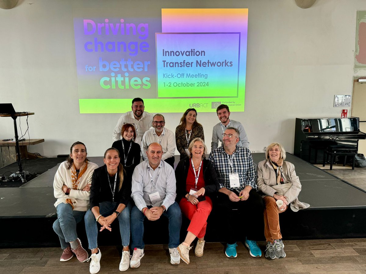 MancoHortaNord's tweet photo. 🇪🇺 Hoy estamos en París en la mesa de lanzamiento de las Redes de Transferencia de Innovación (ITN) de URBACT. La Mancomunitat Horta Nord es uno de los 8 municipios españoles seleccionados, junto a Altea, Cartagena, Elche, Fuenlabrada, Manresa, Sant Boi de Llobregat y Getafe https://t.co/rztsPJSzbd