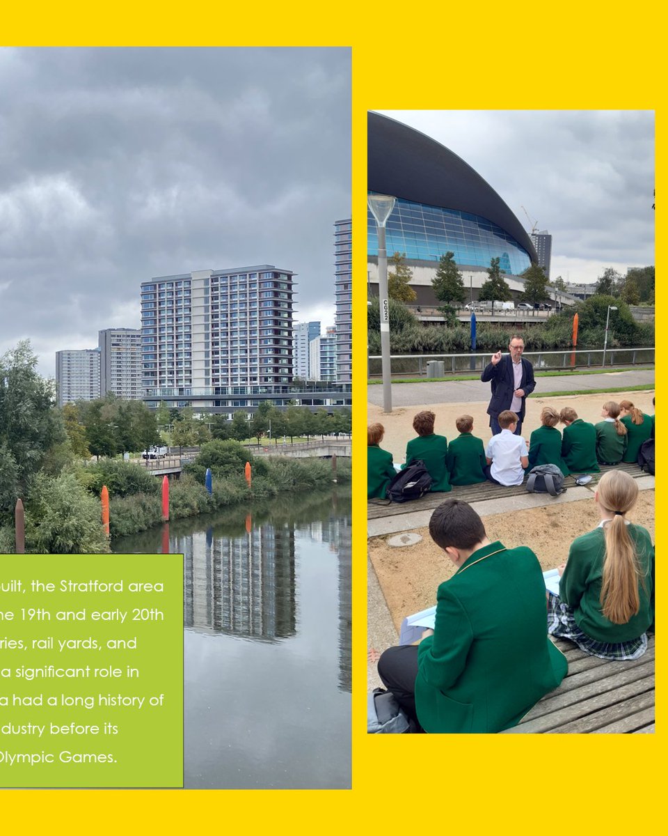 🌍 Our Year 8s explored Queen Elizabeth Olympic Park, conducting fieldwork on sustainability &amp; urban regeneration! 🔍 By collecting surveys &amp; primary data, they’re kick starting independent projects that link real-world learning to academic success! 📚🌿 #UrbanRegeneration