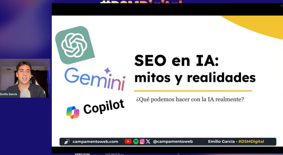 SEO en IA: mitos y realidades🧐🧐 #DSMDigital

<a href="/escuelamktweb/">Escuela Marketing and Web 🎓</a>