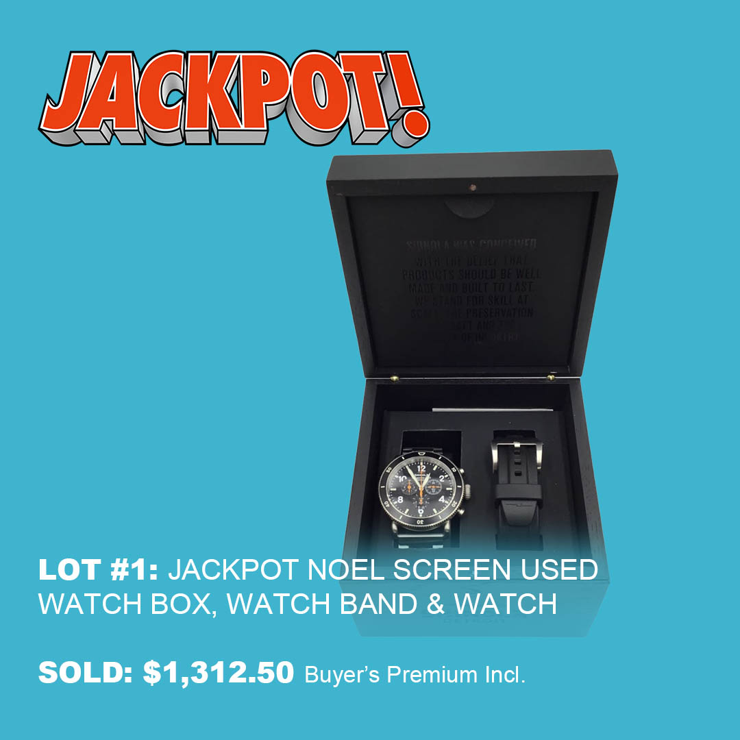 vipfanauctions's tweet photo. Jackpot! Auction Top Selling Items- Thank You To All of Our Winners! Jackpot! Shop is Now Live- Buy Now!
https://t.co/A0kTF8ZfNm
#JackpotMovie #costumedesign #movieprops #moviememorabila #screenused #props https://t.co/QGWRQwRXUT