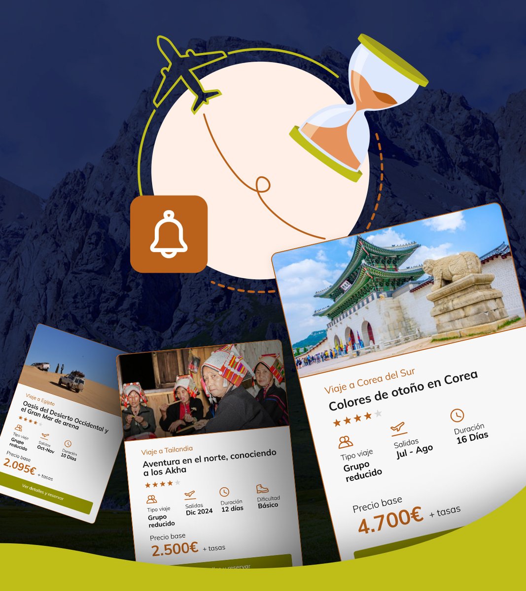 Notificaciones en tu correo 🔔

Cuando la salida cambie de estado, recibirás un correo informándote... y cuando esté garantizada, ¡Ya podrás empezar a preparar la maleta! 🧳

tuaregviatges.es