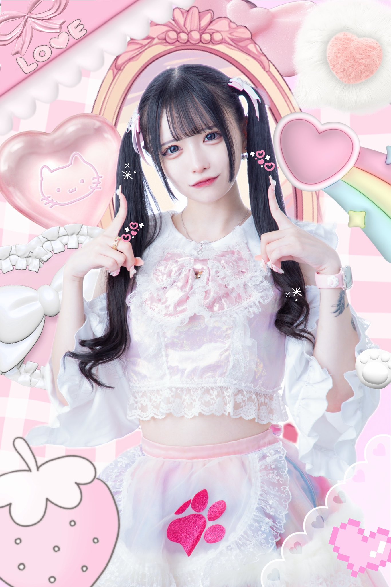 ♡ゆきにゃん♡ご予約ピアス♡ ♡ゆきにゃん♡ご予約ピアス♡ ぴーーす いとこと買い物🐰⸝꙳*