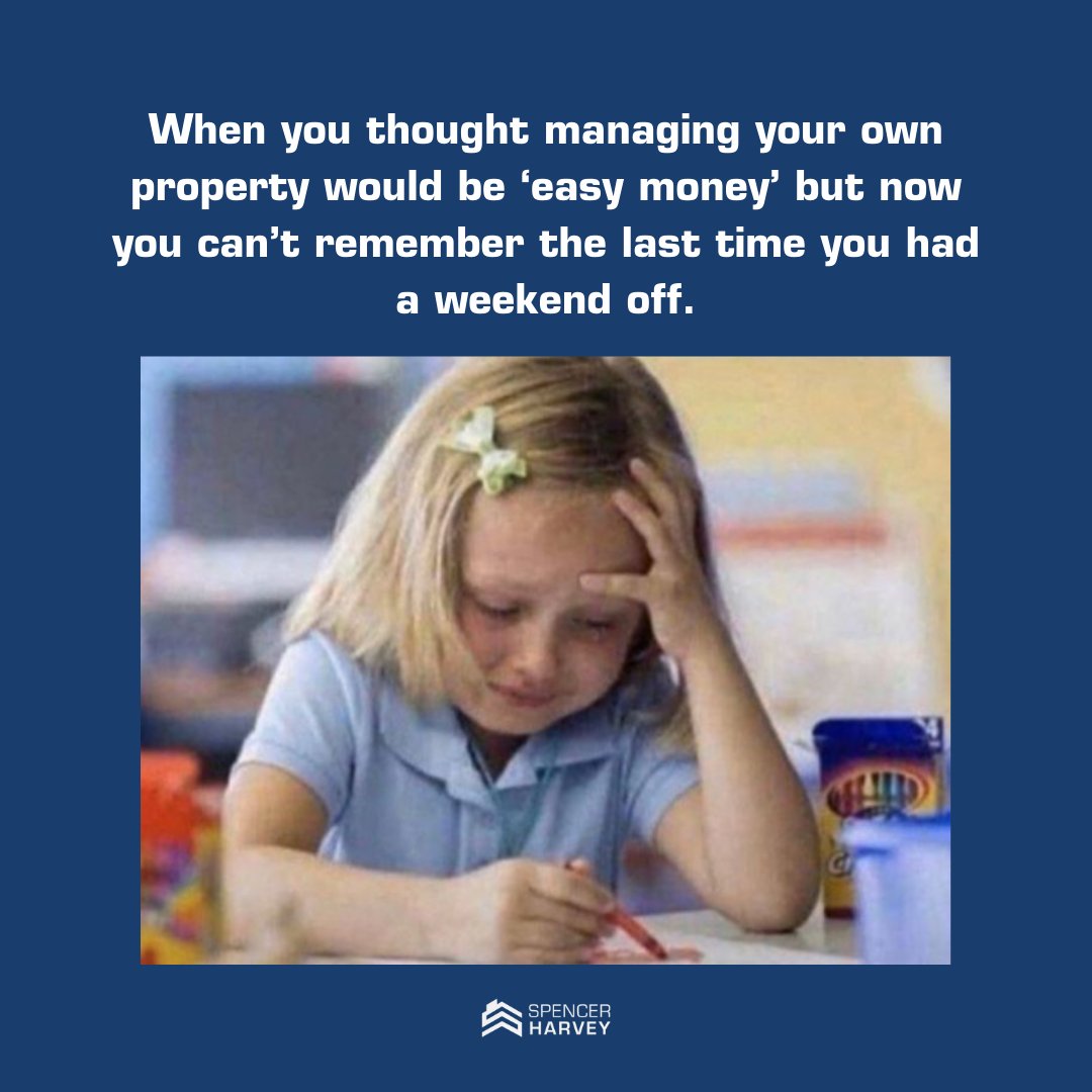 When you finally realise... property managers exist for a reason.
#selfmanagelandlord #landlord #spencerharvey #propertymanagement