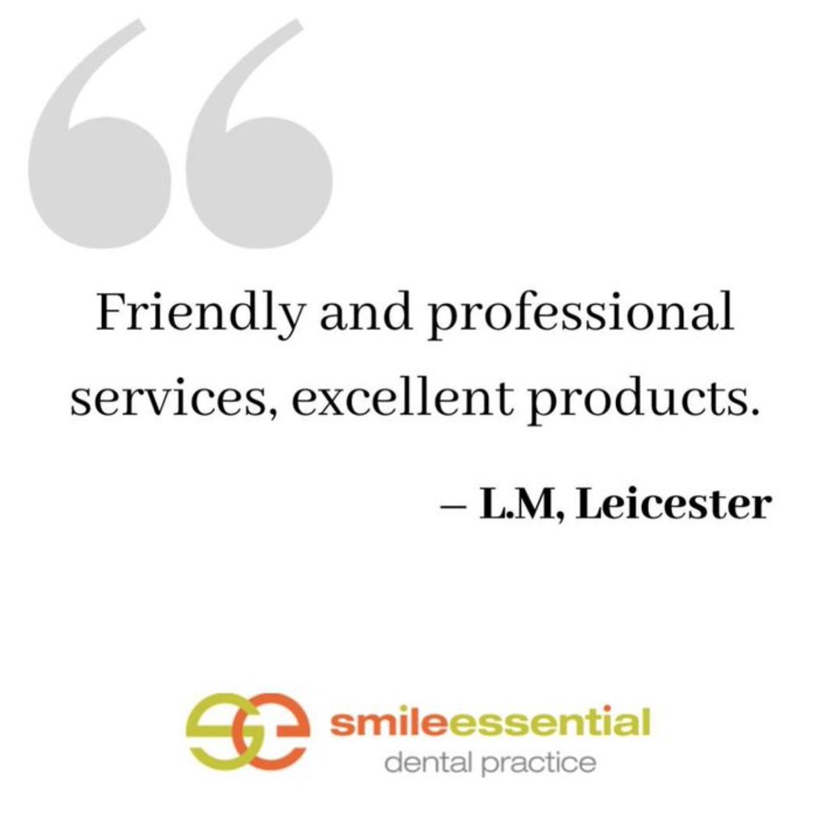 SmileEssential's tweet photo. 🤩 We now have over 100 Google reviews! Thanks so much to everyone who has rated our practice. We love providing great customer service and dental care. Learn more: https://t.co/8SVoawEHBy 🙌🏼 #dentistleicester #dentistry https://t.co/biiwiw5X0Y