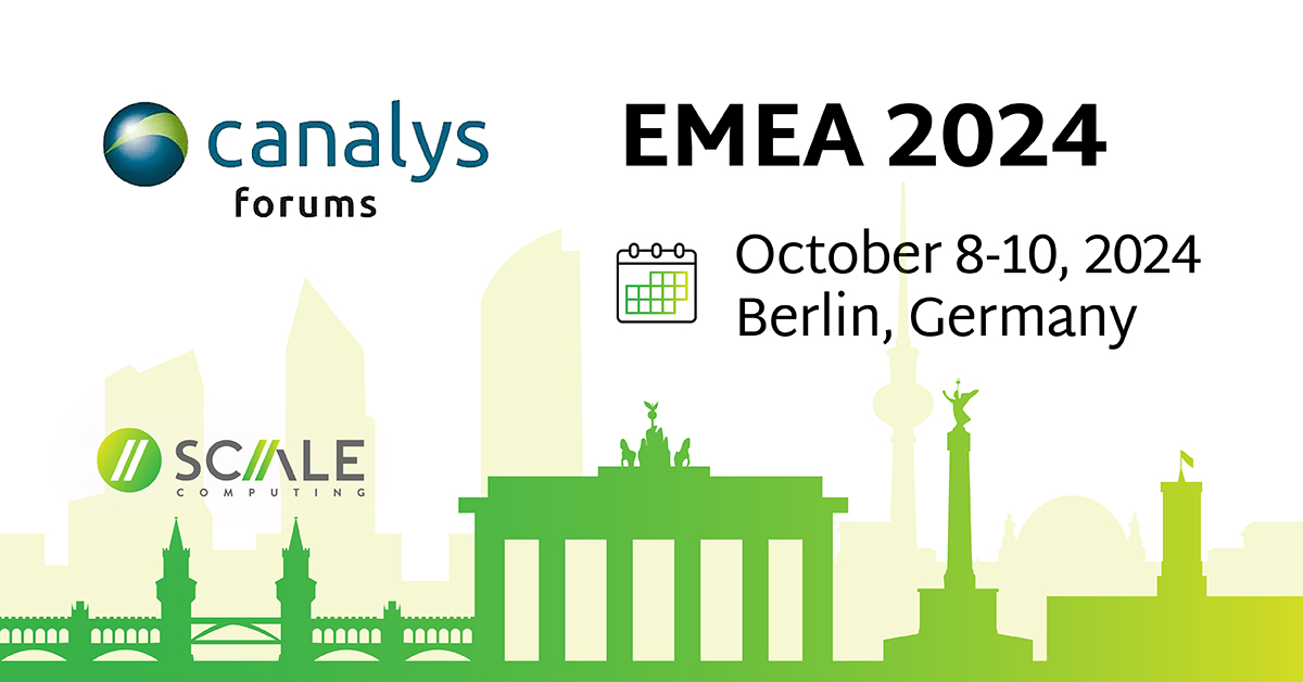 ScaleComputing's tweet image. We'll be at next weeks's @CanalysForums EMEA event for #channelpartners, distributors, vendors & industry leaders! Meet us there & learn how you can get a free HCI edge computing node unit when you join Scale Computing's Partner Program. #CanalysForums2024
app.canapii.com/event/emea-2024