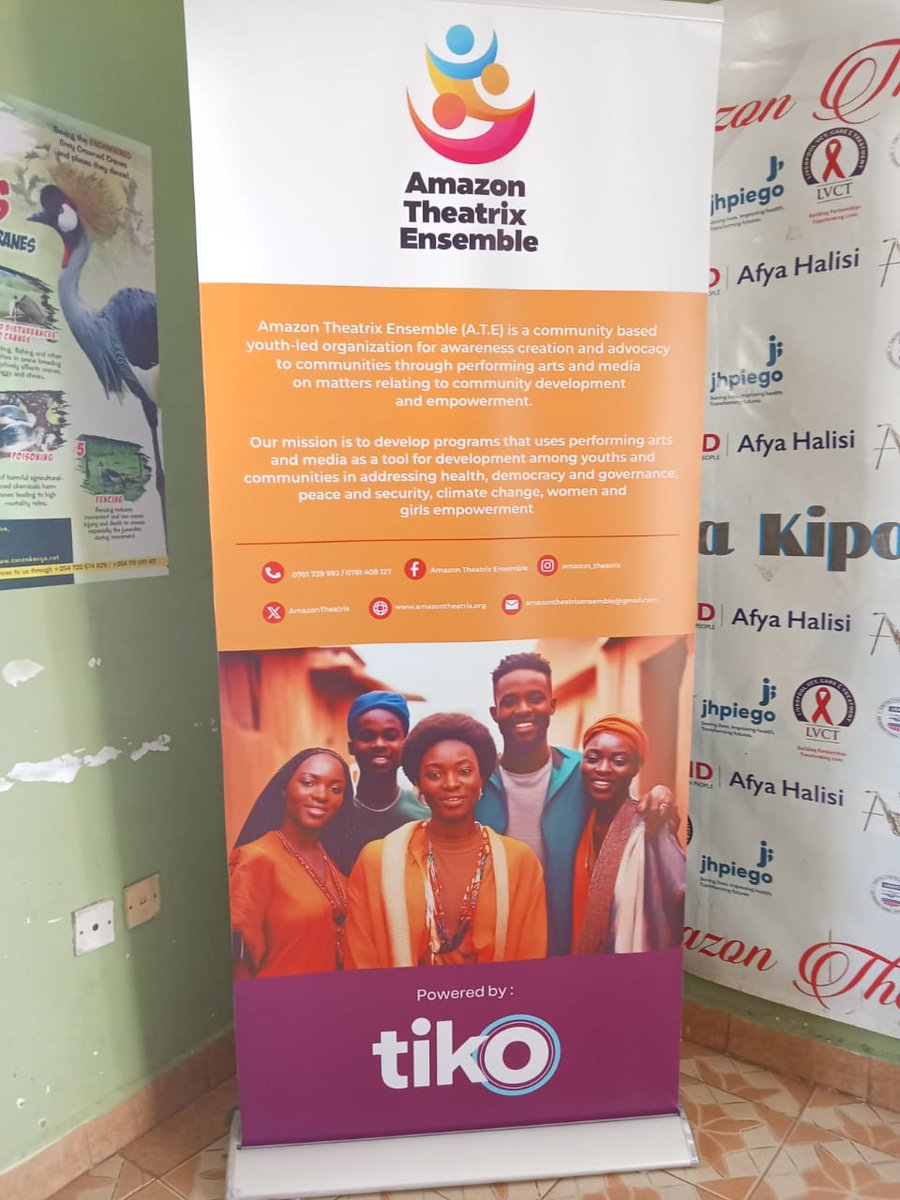 Amazon Theatrix Ensemble (@amazontheatrix) on Twitter photo Thank you TIKOAFRICA for the reward of being among the High Performing CBO in the last quarter
Towards ending teenage pregnancies STI and school drop out among girls in Kisumu
<a href="/AmazonTheatrix/">Amazon Theatrix Ensemble</a> Thank you TIKOAFRICA for the reward of being among the High Performing CBO in the last quarter
Towards ending teenage pregnancies STI and school drop out among girls in Kisumu
<a href="/AmazonTheatrix/">Amazon Theatrix Ensemble</a>