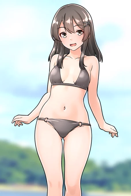 ビキニな親潮ちゃん#艦これ 