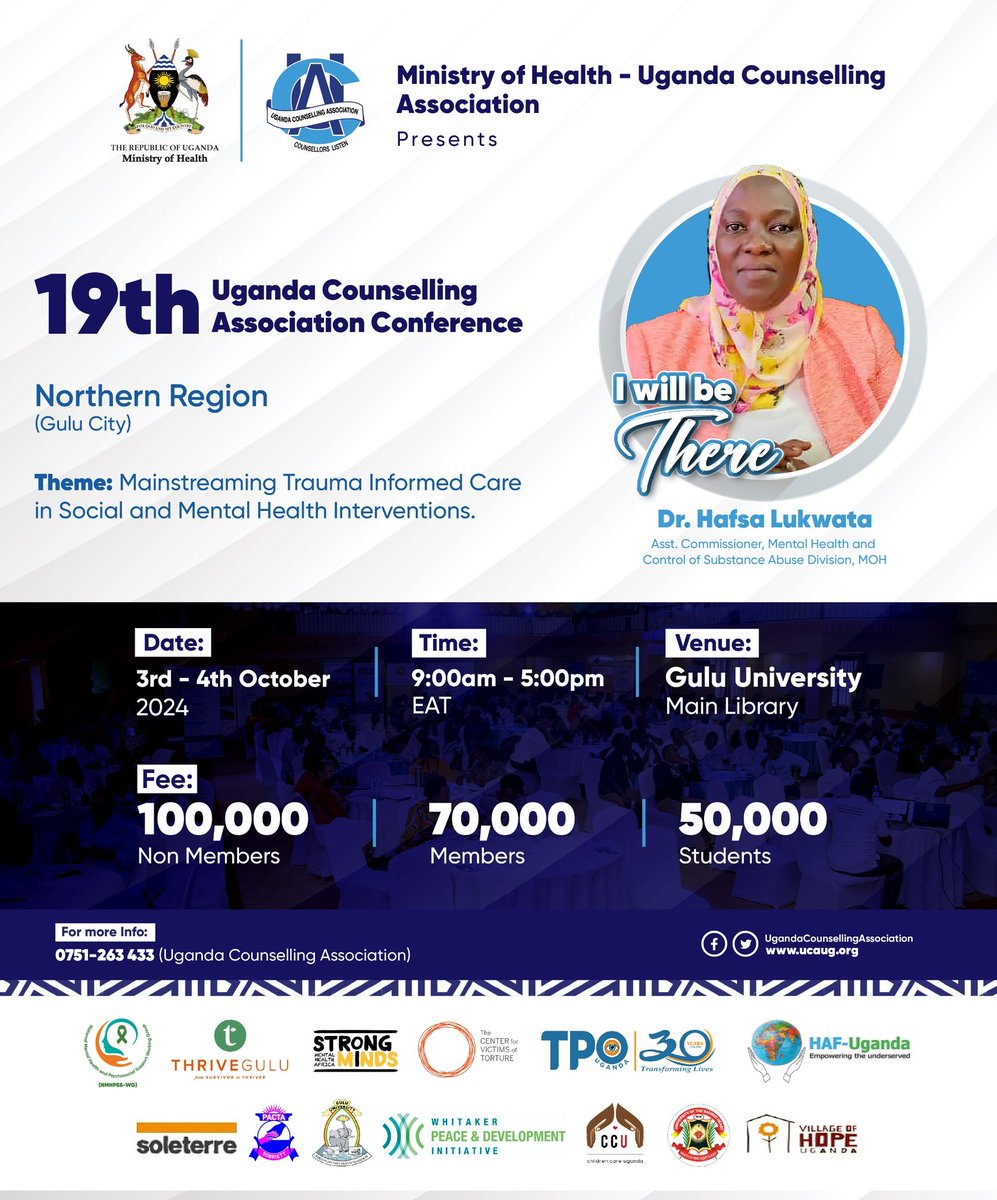 Uganda Counselling Association (UCA) tweet media