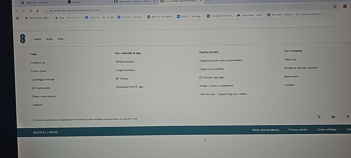 12thManSolution's tweet photo. @ee are you having issues with your Small Business Accounts? We have been trying to get a copy of our lastest bill for 3 days but when we click on the link this is what we get??? https://t.co/wncB5RtSQY