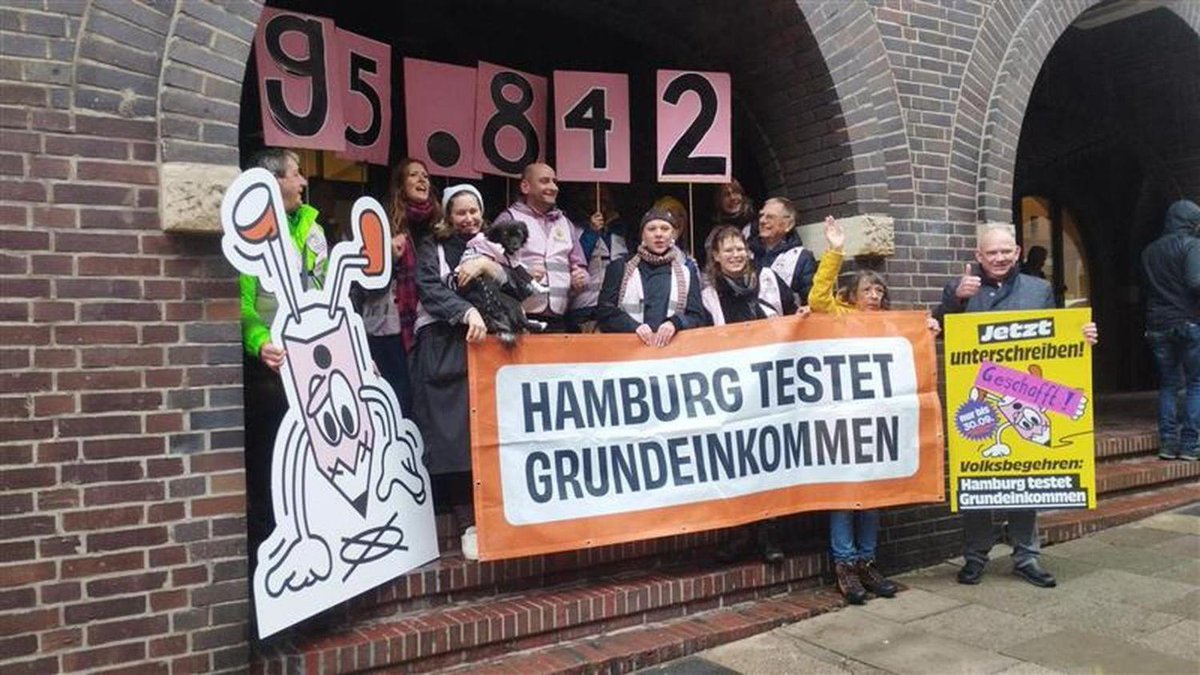 Volksbegehren erfolgreich: Hamburg entscheidet über Grundeinkommen abendblatt.de/hamburg/politi…