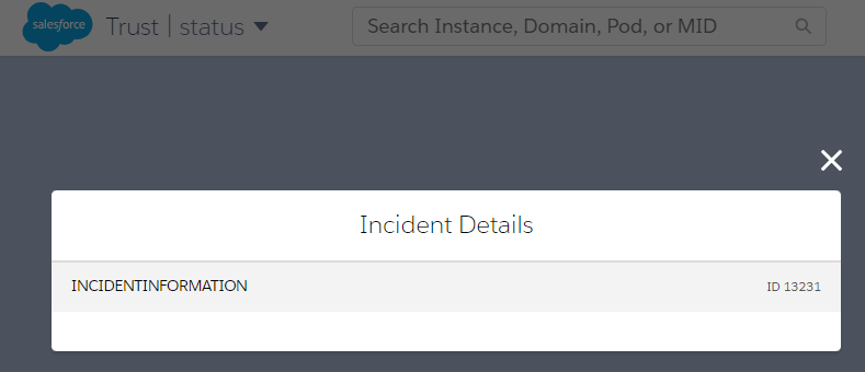 RienkDeVriesz's tweet photo. Finally received an email from @salesforce comfirming performance degradation. I'm glad the link provides very detailed information about the incident😭 @asksalesforce #SWE18 https://t.co/Yfud6QkThU