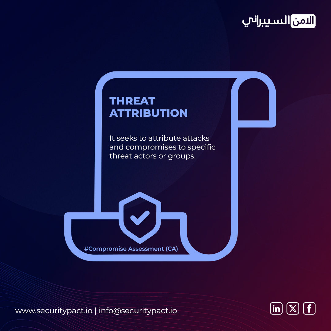 secpactarabia's tweet image. Strengthen your organization with Security Pact Arabia’s Compromise Assessment (CA). Uncover threats, investigate incidents, and contain compromises with expert solutions.

Visit securitypact.io

#CompromiseAssessment #ThreatDetection #IncidentResponse #SecurityPactArabia