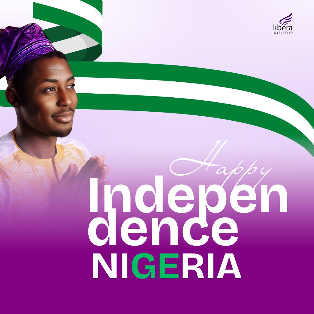 Libera_nig's tweet photo. As we commemorate Nigeria’s independence, we honor the spirit of democracy, civic engagement, and inclusivity that drives us forward. Together, we build a nation where every voice is heard, where unity in diversity thrives, and where freedom is truly for all.
#IndependenceDay2024 https://t.co/590X1TaZvM