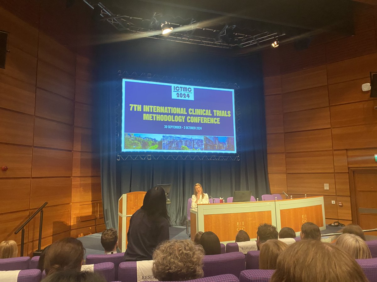 I just watched a trials methodologist rap about estimands at #ICTMC2024 Edinburgh. That was not on my bingo card for the day…
