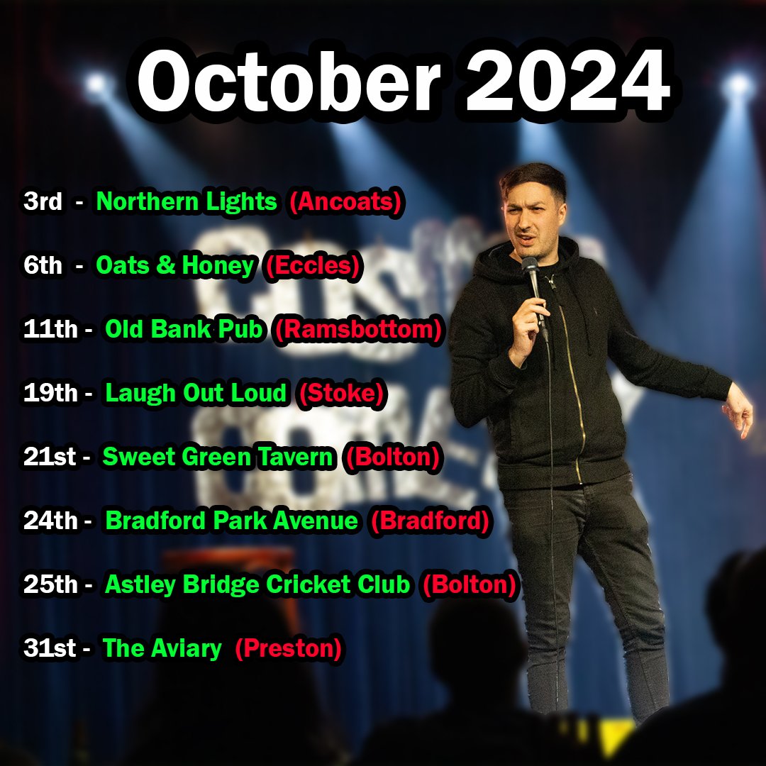 IAmAdamAnwar's tweet image. Where you can see me this month