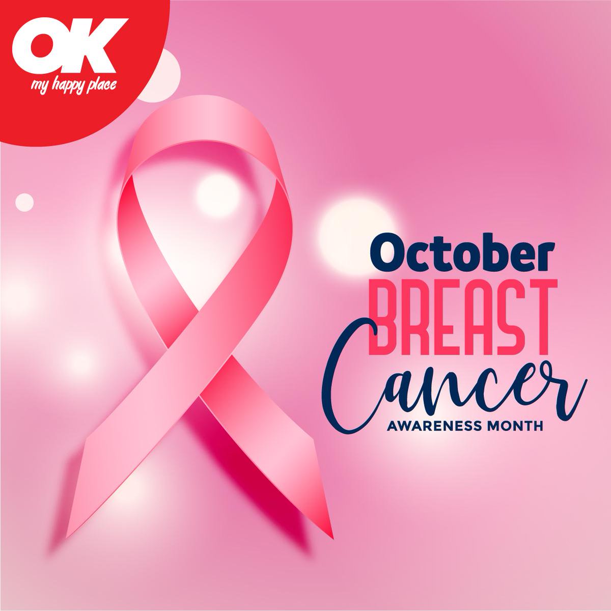 Hello, October!!
October is Breast Cancer Awareness Month! Spread the word, get checked, and let's stand together for the fight against breast cancer!
#OKStores #MyHappyPlace #BreastCancerAwarenessMonth
