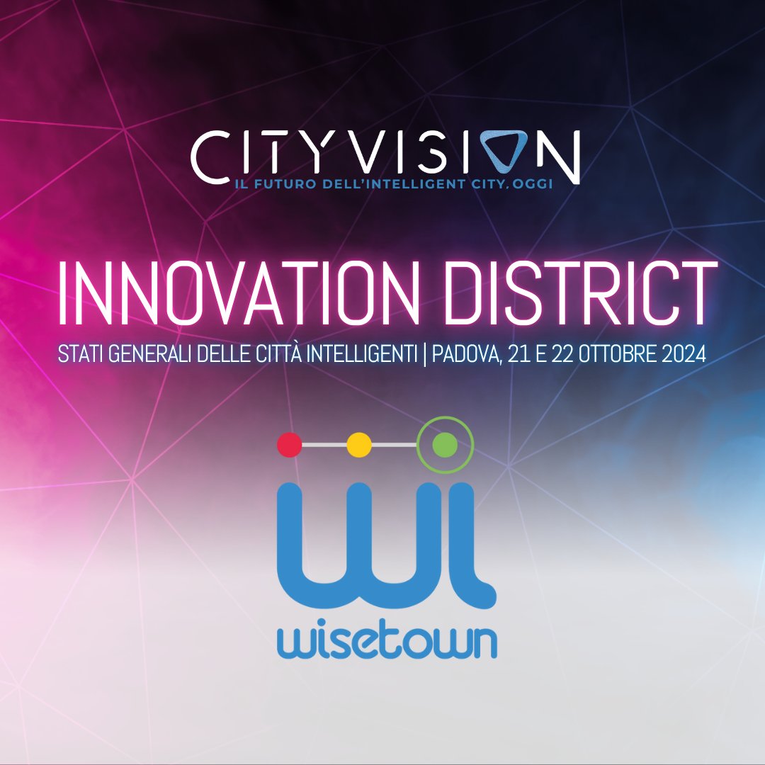 🔵 Stati Generali delle Città Intelligenti 2024 

Il 21 e 22 ottobre si terrà l'iniziativa dedicata alla trasformazione digitale e sostenibile dei territori. 🌍

Siamo entusiasti di essere parte della Community!
Scopri city-vision.it/evento/sg/
#cityvision #smartcity