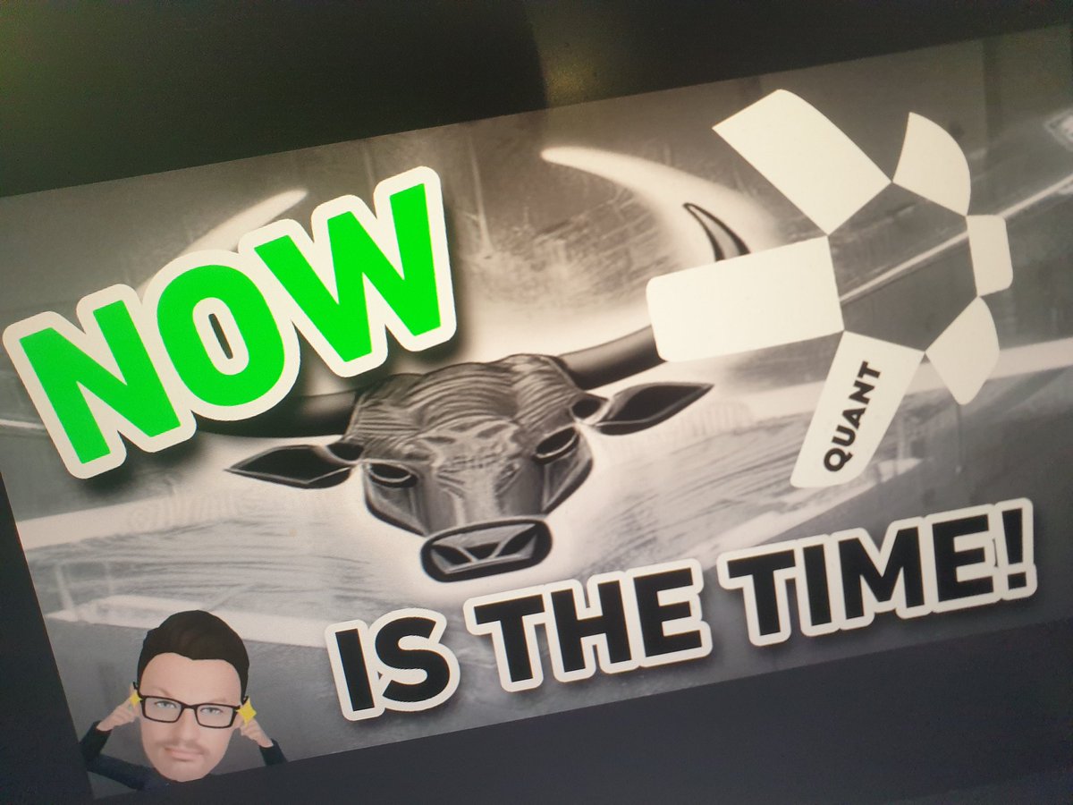 🧿💥 $QNT I'm back! Video coming at 1pm GMT. 😎👌