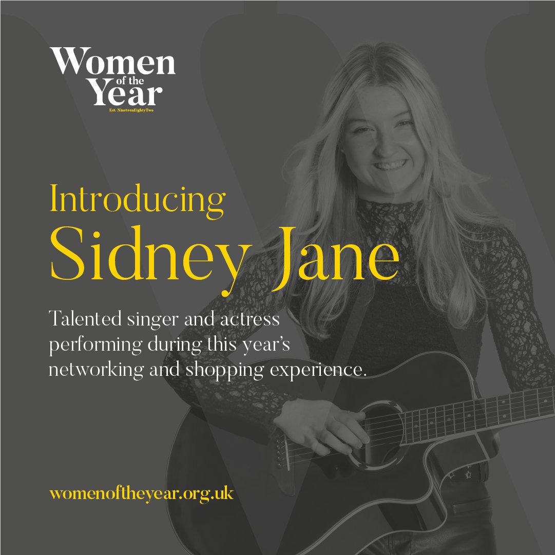 women_oftheyear's tweet photo. We're happy to announce that upcoming star, Sidney Jane, will be performing during the morning portion of our highly-anticipated Women of the Year Luncheon and Awards! 🎤

Learn more at https://t.co/juBI3dTnKG or follow her on Facebook and Instagram @ sidjanec! https://t.co/KYxGYkZPC5