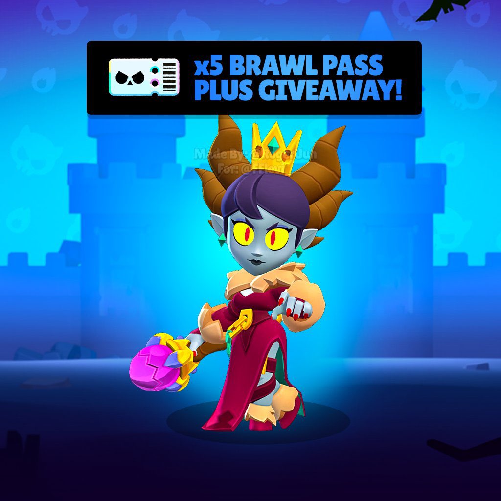 🎁 ×5 Brawl Pass Plus Giveaway🎁

Rules :

⭐️ Retweet 
⭐️ Follow <a href="/FFlevi_/">Levi</a> 
⭐️ Follow <a href="/Ludi_CR/">ʟᴜᴅɪ</a> 
⭐️ Follow @sylviabscrsb 
⭐️ Follow <a href="/BrawlStarsBSN/">BSN - Brawl News</a> 
⭐️ Follow <a href="/YogurtDrawz/">yorg☯️</a> 
⭐️ Comment Any Emoji 💬

Good Luck, Winners Chosen In 5 Days ⏰️ One Winner On Each Account #Brawlstars
