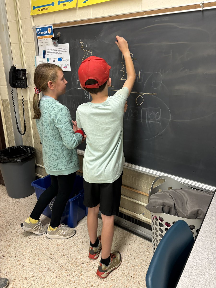 Wolfe_EPP's tweet photo. Brainstorming strategies together!  #itsworthit #wesowls #mathtalk https://t.co/ibi2QNt9On