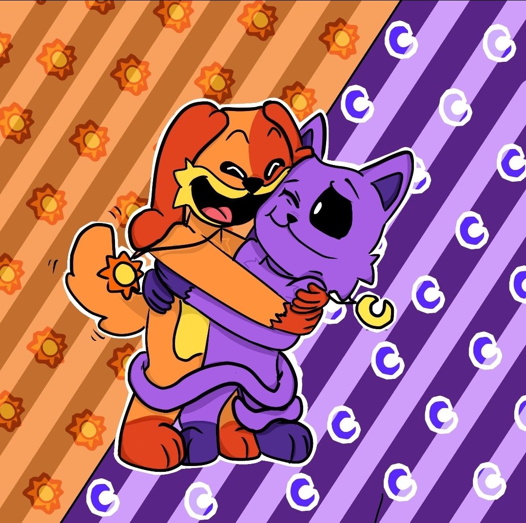 Juicylemonzz's tweet photo. Been wanting to redraw this for the longest time just a little differently, but i'm amazed by the difference

#catnap #dogday #SmilingCritters https://t.co/TRkk8z1tdp