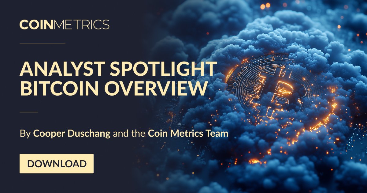 coinmetrics's tweet image. Bitcoin, the first cryptoasset, was introduced to the world in the Satoshi whitepaper back in 2008. It has survived multiple bear markets and economic recessions since, and continues to demonstrate its resilience.

In the first edition of our Analyst Spotlight series, @HCDuschang…