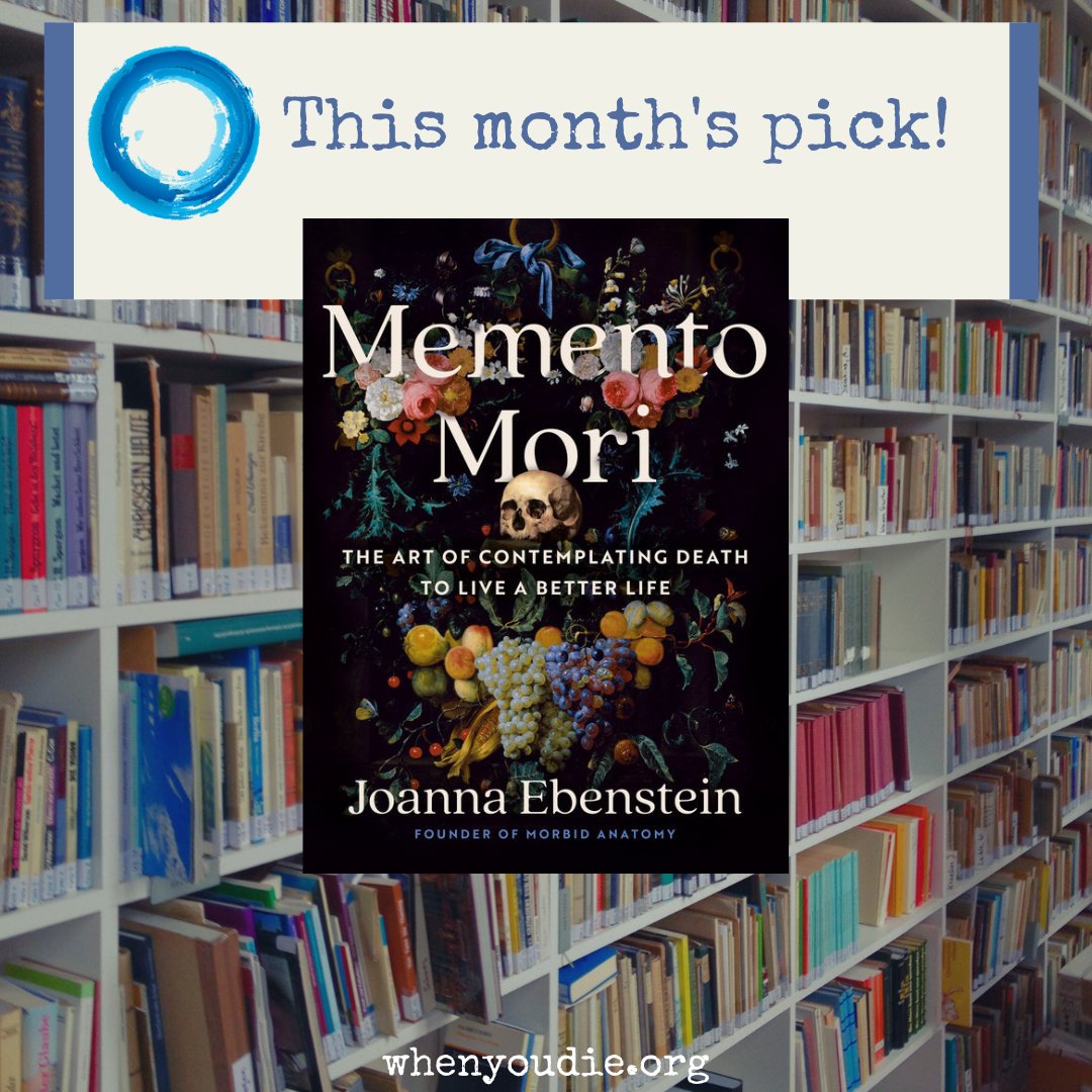 This month on our bookshelf, we feature Memento Mori by <a href="/JoannaEbenstein/">Joanna Ebenstein</a> 
This  book offers you helpful ways to live along side death without fear. 
whenyoudie.org/memento-mori-b…