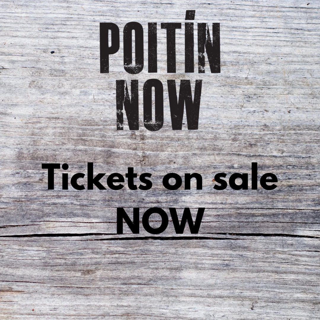 Tickets on sale for this years event. Not to be missed. 

eventbrite.ie/e/poitin-now-2…..