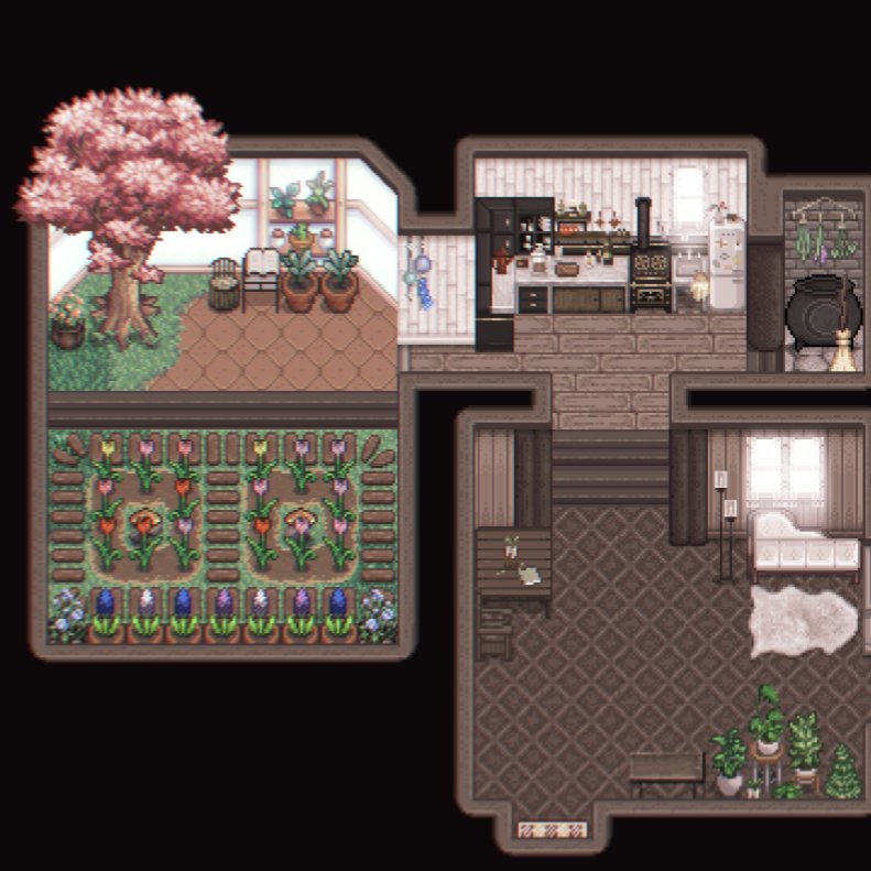 lunedewvalley's tweet image. everroot cottage is now available on my ko-fi!
• base house &amp;amp; 1 upgrade 
• indoor greenhouse &amp;amp; cauldron nook
   &amp;amp; more!

🛍️ ko-fi.com/s/90573f9523
━ #stardew #stardewvalley #stardewmods