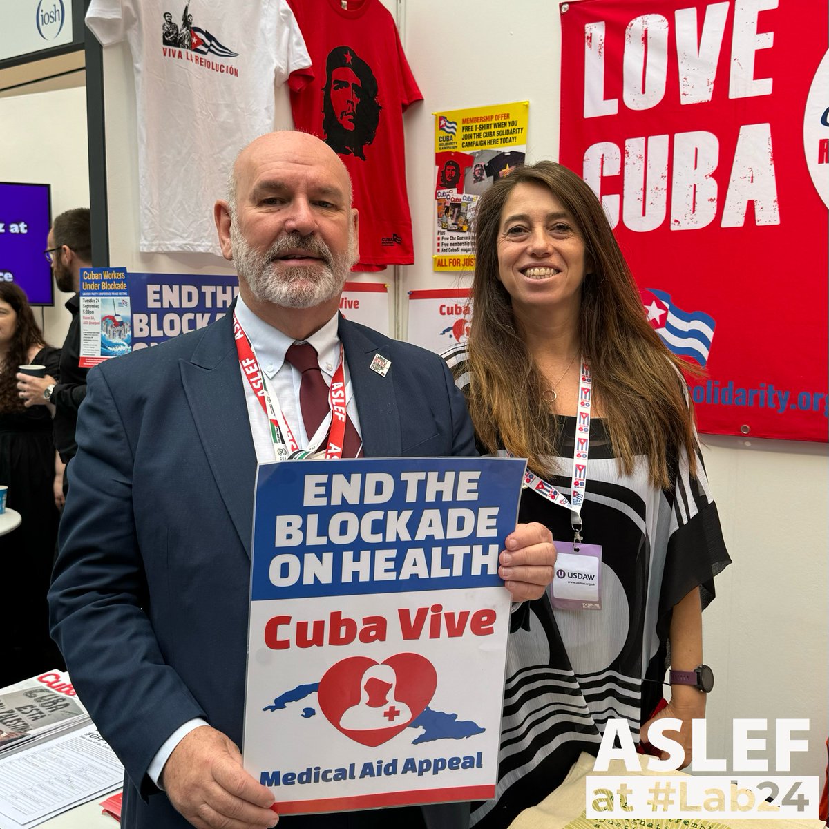 🇨🇺 Great to see so many friendly faces in Liverpool last week at Labour Party conference! 

MPs and delegates pledged their continued solidarity with Cuba and support for the Cuba Vive appeal, as well as demanding Cuba's removal from the SSOT list. 

Full write up coming soon.