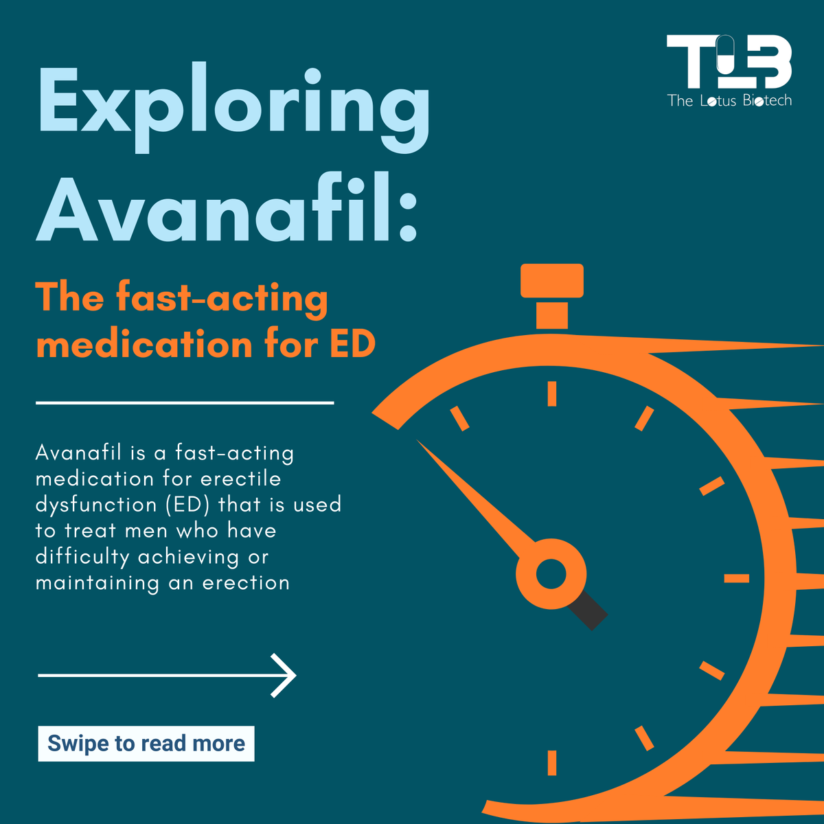 thelotusbiotech's tweet photo. Exploring Avanafil: The Fast Acting Solution for #erectiledysfunction (ED). #Avanafil might be your answer to ED. Known for its rapid action, it helps men take control. Check out this post to learn how this fast-acting ED medication works and why it’s becoming a popular choice. https://t.co/ShvFe7CxVi