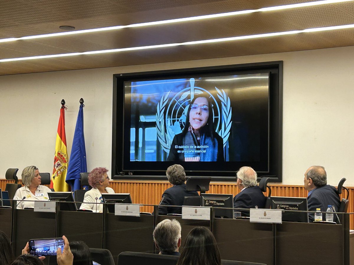 Federación AICE (@federacionaice) on Twitter photo En el Congreso, <a href="/ShellyChadha1/">Shelly Chadha</a> de la <a href="/WHO/">World Health Organization (WHO)</a> abre su intervención en el acto de <a href="/ser_oido/">Ser Oído</a> destacando la importancia de la prevención de la sordera y la pérdida de audición a nivel global. #Hipoacusia #SaludAuditiva #CambiandoMentalidades #DiaPersonasMayores #DiscapacidadAuditiva En el Congreso, <a href="/ShellyChadha1/">Shelly Chadha</a> de la <a href="/WHO/">World Health Organization (WHO)</a> abre su intervención en el acto de <a href="/ser_oido/">Ser Oído</a> destacando la importancia de la prevención de la sordera y la pérdida de audición a nivel global. #Hipoacusia #SaludAuditiva #CambiandoMentalidades #DiaPersonasMayores #DiscapacidadAuditiva