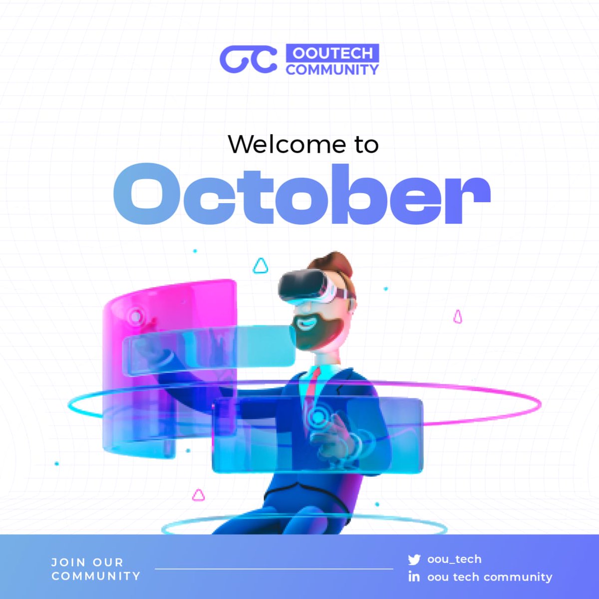 OOU_Tech's tweet image. Welcome to October!🥳🥳🥳
The first month of Q4 of the year🤭❤️

Firstly, I’d like to commend everyone of you for the hardwork you have put into achieving your dreams since Q1🚀
LFG this month, we&apos;re rooting for you🤩

Happy Independence Day Techies💚
#OOUTECHCOMMUNITY