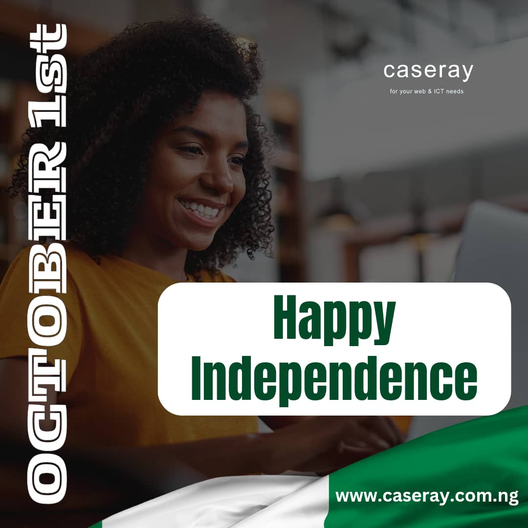 caseray's tweet image. Happy Independence Day Nigeria. 😃