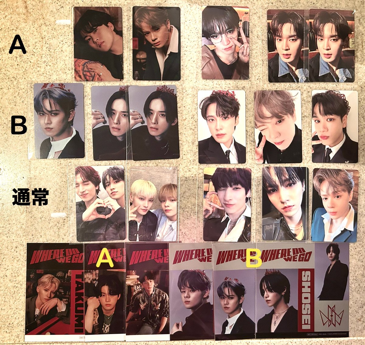 gallery_jo1's tweet photo. JO1 WHERE DO WE GO WDWG
トレカ セルカ ステッカー 交換

【譲】画像のもの

【求】すべて同種 川尻　
         ユニットは川尻･與那城

纏めての方、優先でお願いします。
郵送希望です📮
お気軽にお声掛けください。

#JO1交換 https://t.co/K0i6eDKJH0