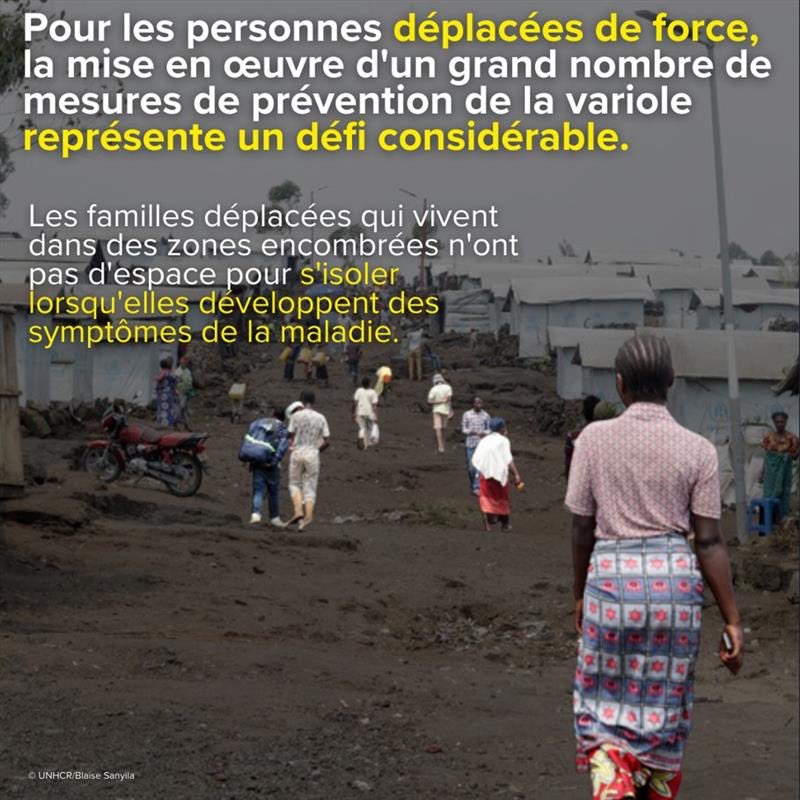 RefugeesCmr's tweet image. Grâce au financement d'urgence de @StatePRM le HCR travaille avec @MinsanteCMR pour s'assurer que les réfugiés ont accès à des informations précises sur le Mpox, contribuant ainsi à prévenir la propagation de la maladie tout en réduisant la stigmatisation