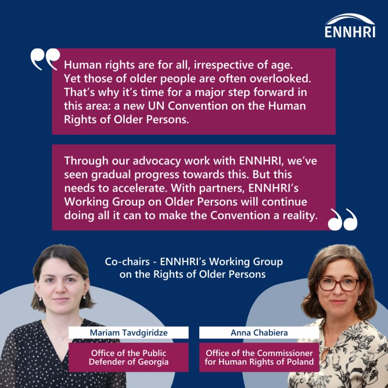 Currently, the #humanrights of older persons are inadequately protected and scattered across various legal instruments. On this year’s International Day of Older Persons, we reaffirm our call for a dedicated #UN Convention on the Rights of Older Persons. This would offer the