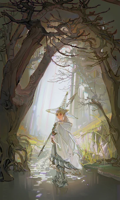 White knight witch (original character &amp; concept) 