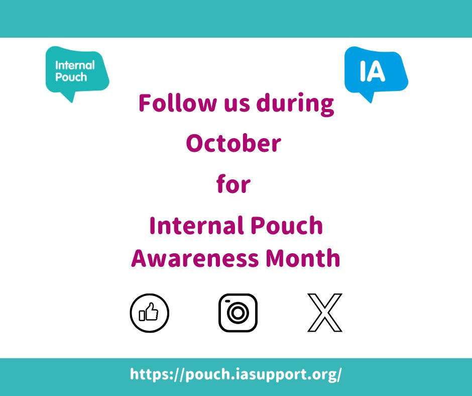 This October, during Internal Pouch Awareness Month, we are focusing on the theme "To Pouch or Not to Pouch." If you have a topic that you would like us to cover, please comment below, or if you prefer email 'laura.bailey@iasupport.org'.

#InternalPouch #IPAM #KockPouch #JPouch