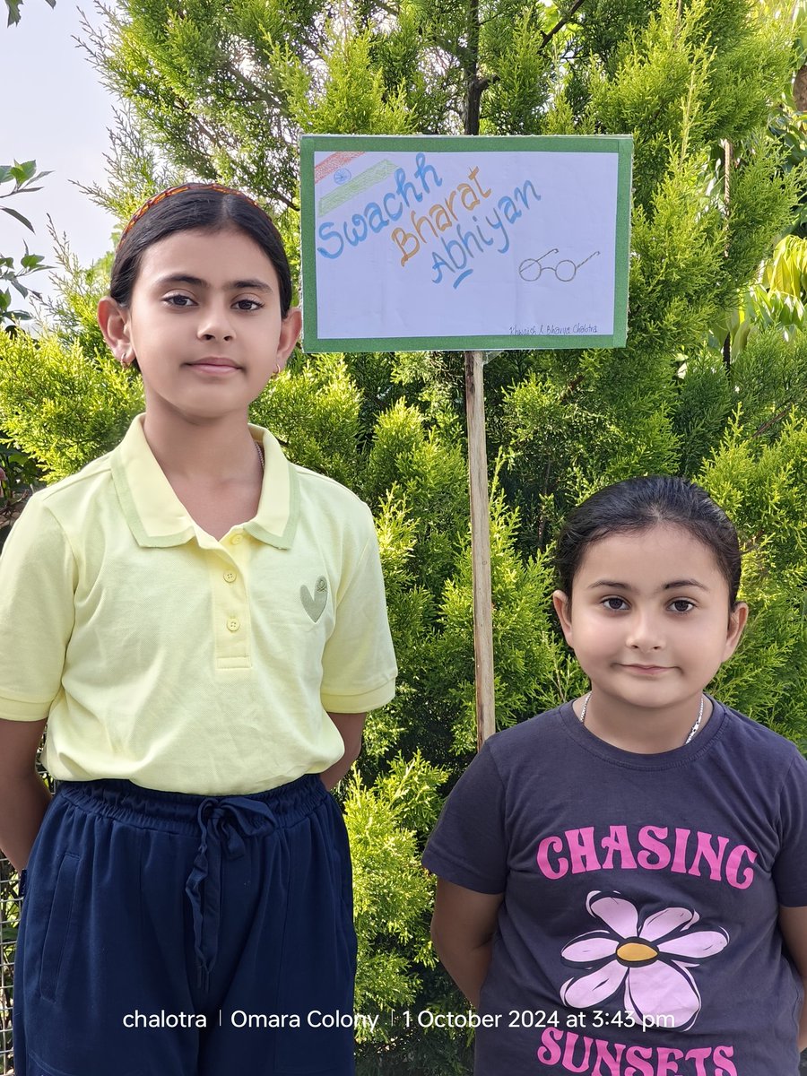sunilchalotra1's tweet photo. Udhampur Daughter's Maan ki baat for 2nd Oct 2024 daughters msg to each person of the country for swaach Bharat abhiyaan #PMOIndia
 #NarendraModi #aajtak  @jkmediasocial @jkchanneltv @gulistannewsofficial @ndtvindia @Dcudhampur  #cleanlinessdriveudhampur @udhadm @rai_saloni https://t.co/yjwYOD9bPm