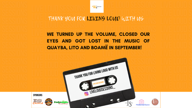 WorldShakerBoam's tweet photo. Dear Alternative Music Lover, Thank you for LIVING LOUD with us in September. Follow Live Loud Sessions on IG/YT to catch up on all you missed. LIVE LOUD SESSIONS, Get lost in the music! #liveloudsessions https://t.co/ZjXf6jwrdc