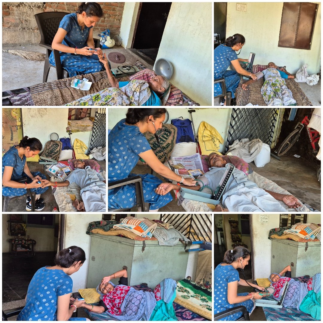 આજરોજ આંતરરાષ્ટ્રીય વયોવૃદ્ધ સપ્તાહ ની ઉજવણી ના ભાગરૂપે વૃદ્ધો ની આરોગ્ય તપાસ કરી. @CollectorArvali <a href="/DdoArvalli/">DDO Arvalli Modasa</a> <a href="/DsbccARVALLI/">DSBCC ARVALLI</a> @GujHFWDept <a href="/IecArvalli/">SBCC Arvalli</a> <a href="/jhparmar74/">DR JAYESH PARMAR</a> <a href="/thomodasa/">Tho Modasa</a> <a href="/phcshinavad/">phc shinavad</a>