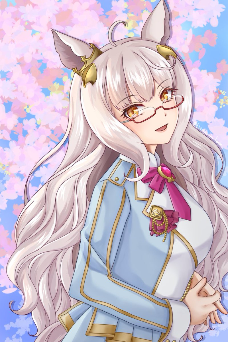 ビワハヤヒデ 「メガネの日!ハヤヒデ詰め合わせで!!#メガネの日 」|りるるん。のイラスト