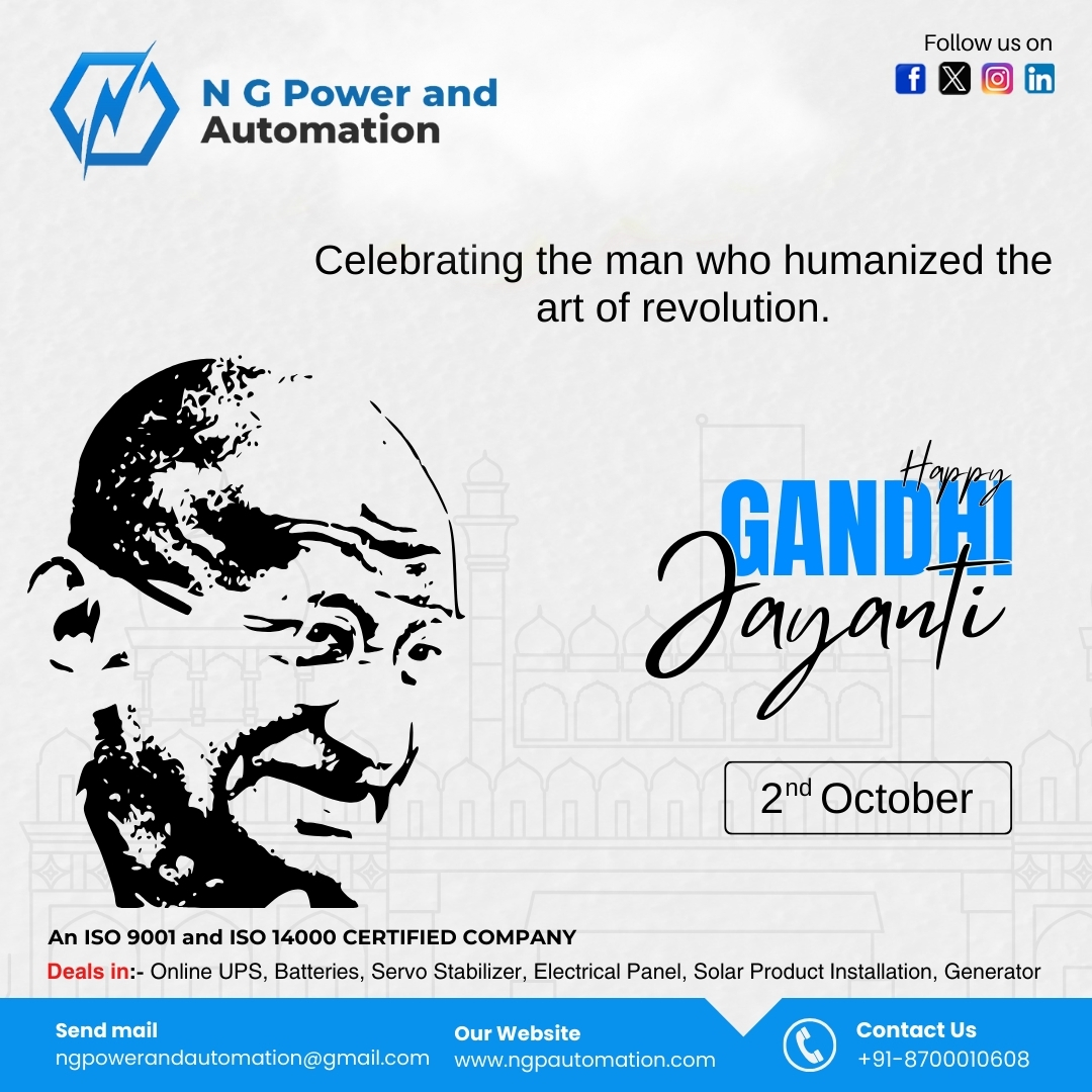 NgpowerA's tweet photo. HAPPY GANDHI JAYANTI
On this Gandhi Jayanti, let’s commit to living by the values of truth and non-violence that he championed! 🌿💖
📷: Call:- +91-8700010608
Visit:- https://t.co/t5rpLJsYvI
#GandhiJayanti #MahatmaGandhi #Peace #NonViolence #Truth #Inspiration #Unity #Compassion https://t.co/JdYaOR45OM